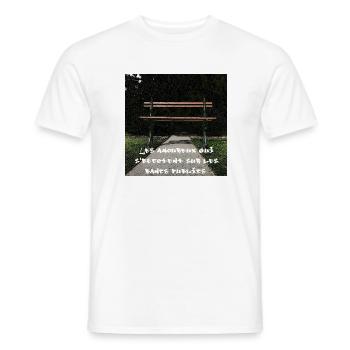 202210101665396020919 - T-shirt homme - blanc - Devant - AI Model Male 178 dark (178cm)