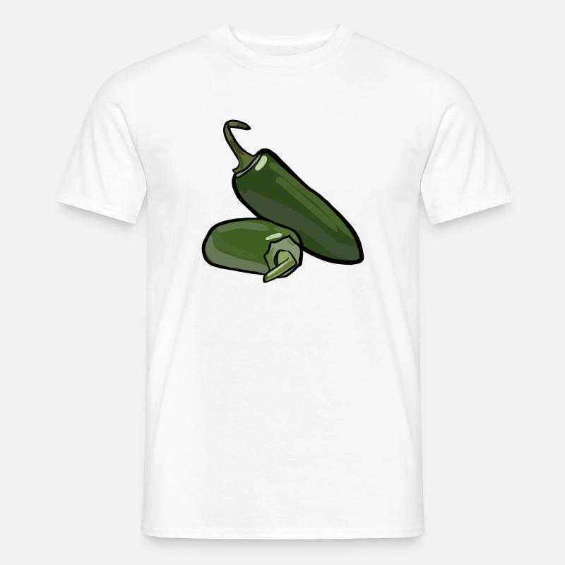 Jalapeños - Männer T-Shirt - Weiß