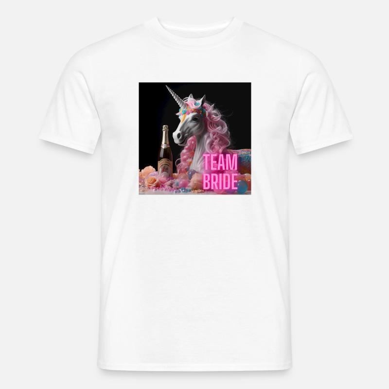 TEAM BRIDE - Männer T-Shirt - Weiß