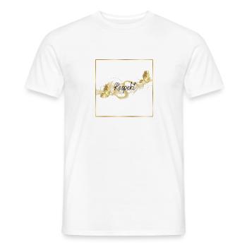 Respect - T-shirt homme - blanc - Devant - AI Model Male 178 dark (178cm)