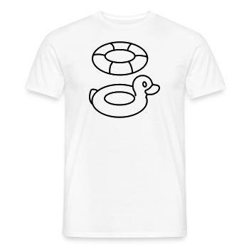 Lifeguard - Men's T-Shirt - white - Front - AI Model Male 178 dark (178cm)