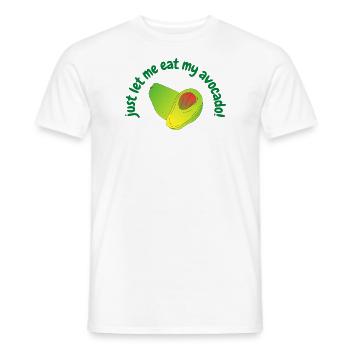 Avocado - Männer T-Shirt - Weiß - Vorne - AI Model Male 178 dark (178cm)