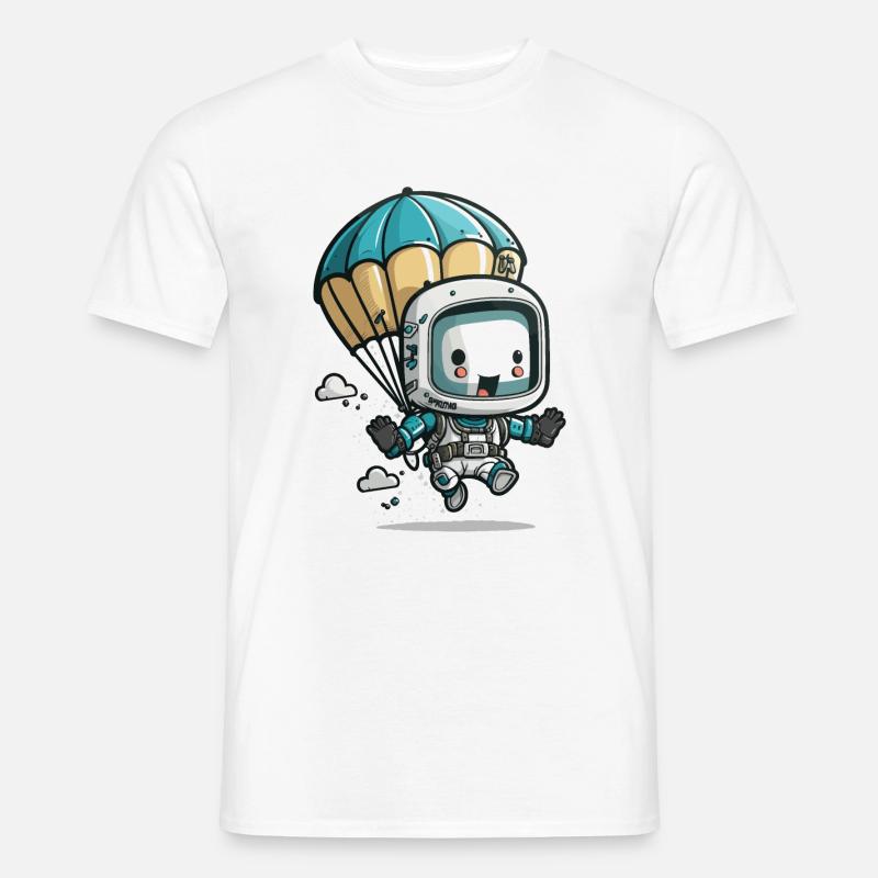 Skydivebot - T-shirt homme - blanc