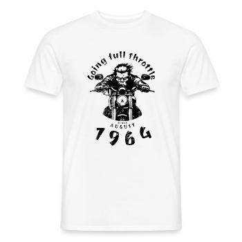60. Geburtstag Plein régime depuis 08/1964 - T-shirt homme - blanc - Devant - AI Model Male 178 dark (178cm)