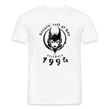 30. Geburtstag Tenir le mal à distance depuis 12/1994 - T-shirt homme - blanc - Devant - AI Model Male 178 dark (178cm)