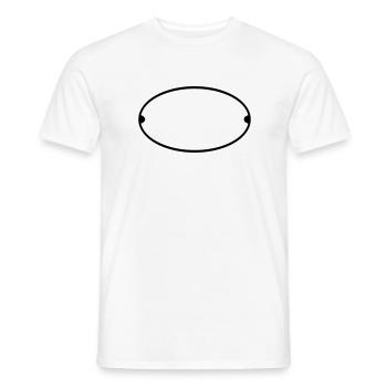 Forme / Symbole / Rond / Custom / Personnaliser - T-shirt homme - blanc - Devant - AI Model Male 178 dark (178cm)