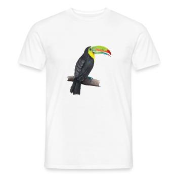 tucan - Männer T-Shirt - Weiß - Vorne - AI Model Male 178 dark (178cm)