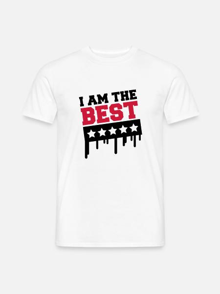 i_am_the_best_a2 - Men's T-Shirt - white