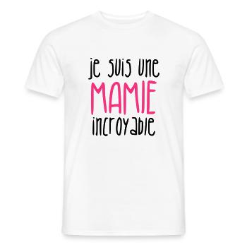 Großmütter / Oma / Mami / Großmutter / Mamy - Männer T-Shirt - Weiß - Vorne - AI Model Male 178 dark (178cm)