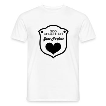 Parrain / Marraine / Filleule / Filleul - T-shirt homme - blanc - Devant - AI Model Male 178 dark (178cm)