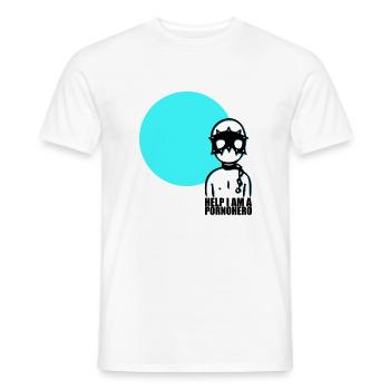 Héros-Deux - T-shirt homme - blanc - Devant - AI Model Male 178 dark (178cm)