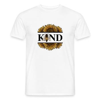 Kind - Men's T-Shirt - white - Front - AI Model Male 178 dark (178cm)