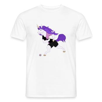 Ruggers Unicorn - Men's T-Shirt - white - Front - AI Model Male 178 dark (178cm)