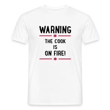 Funny sayings for chefs - Men's T-Shirt - white - Front - AI Model Male 178 dark (178cm)