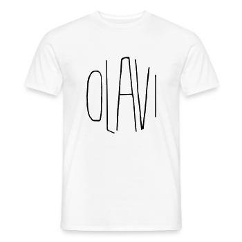 Olavi - T-shirt homme - blanc - Devant - AI Model Male 178 dark (178cm)