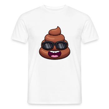 Cool Piece Of Shit - Men's T-Shirt - white - Front - AI Model Male 178 dark (178cm)