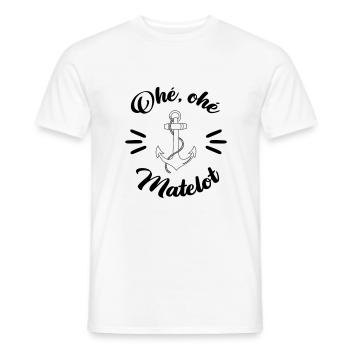 Oh, ohé Sailor - Men's T-Shirt - white - Front - AI Model Male 178 dark (178cm)