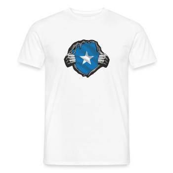 Somalia - Männer T-Shirt - Weiß - Vorne - AI Model Male 178 dark (178cm)