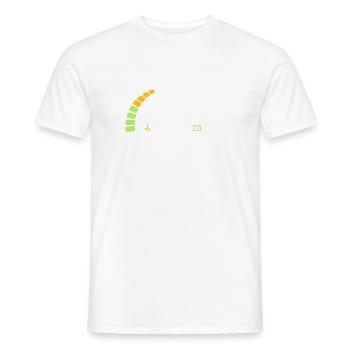 counter anniversary years 60 years - Men's T-Shirt - white - Front - AI Model Male 178 dark (178cm)
