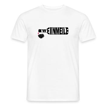 Weinmeile Weinflasche - Männer T-Shirt - Weiß - Vorne - AI Model Male 178 dark (178cm)