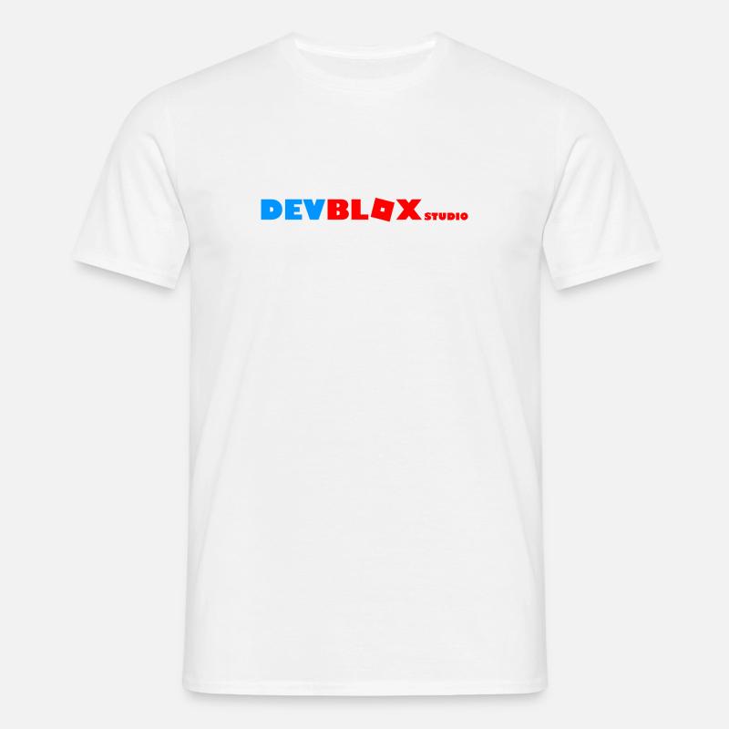 DevBlox_Studio Logo - Männer T-Shirt - Weiß