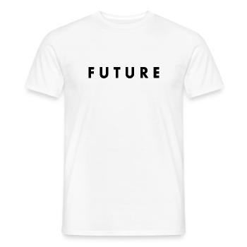Future - Männer T-Shirt - Weiß - Vorne - AI Model Male 178 dark (178cm)