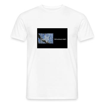 Streetwear Stars - T-shirt homme - blanc - Devant - AI Model Male 178 dark (178cm)