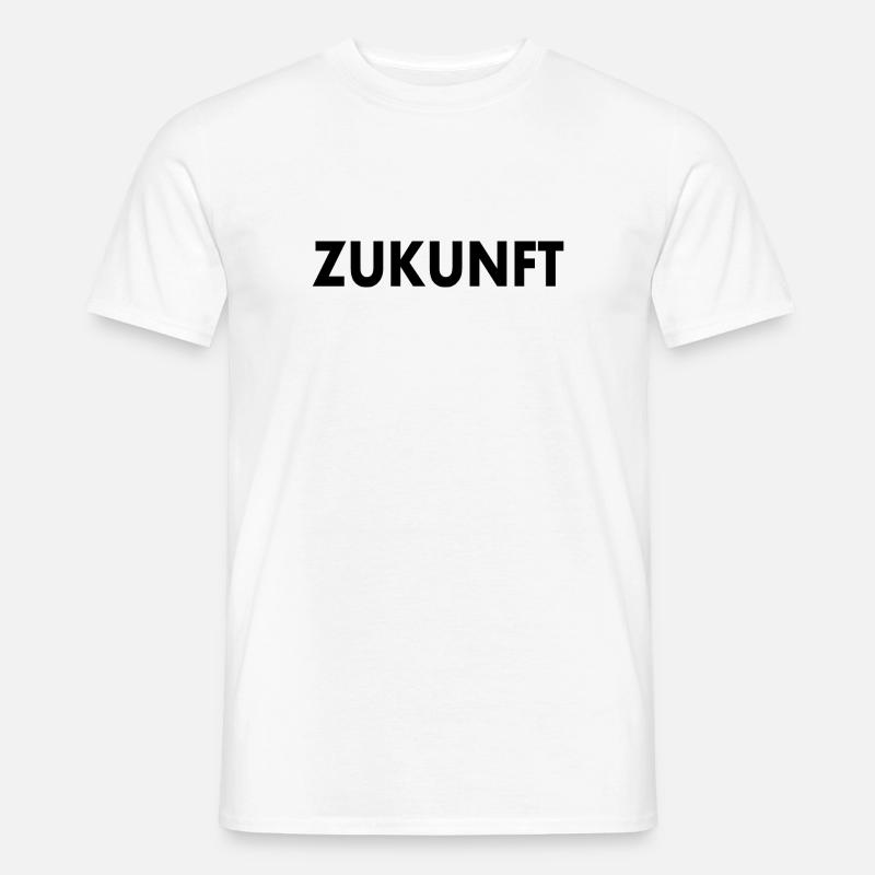 Zukunft - Männer T-Shirt - Weiß