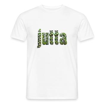 jutta efeu name frau - Männer T-Shirt - Weiß - Vorne - AI Model Male 178 dark (178cm)