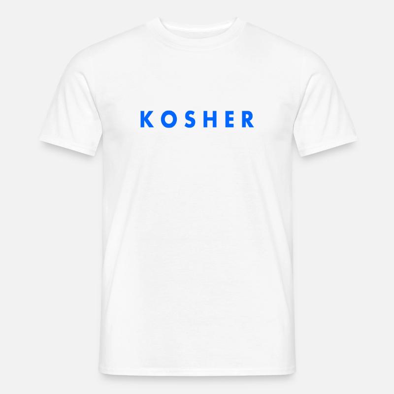 Kosher - Männer T-Shirt - Weiß
