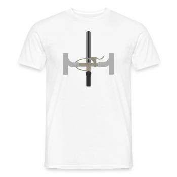 Coureur - T-shirt homme - blanc - Devant - AI Model Male 178 dark (178cm)