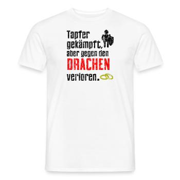 Junggesellenabschied Hochzeit Ehe Heiraten - Männer T-Shirt - Weiß - Vorne - AI Model Male 178 dark (178cm)