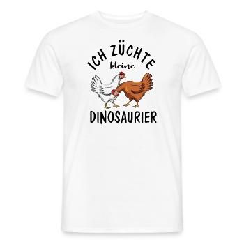 Hühnerliebhaber Geschenk Hühner lustig Hühnerstall - Männer T-Shirt - Weiß - Vorne - AI Model Male 178 dark (178cm)