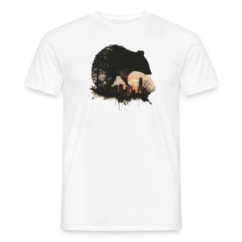 Opossum - Men's T-Shirt - white - Front - AI Model Male 178 dark (178cm)