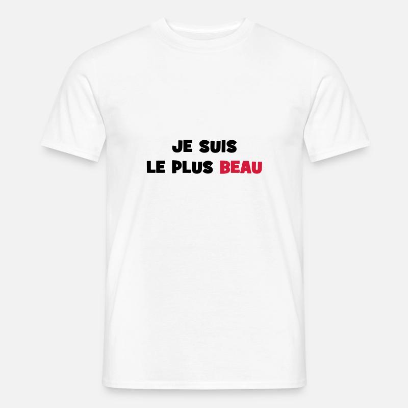 Je suis le plus beau - T-shirt homme - blanc