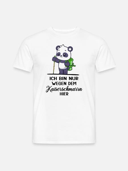 bergwandern kaiserschmarrn alpin via ferrata alm - Männer T-Shirt - Weiß