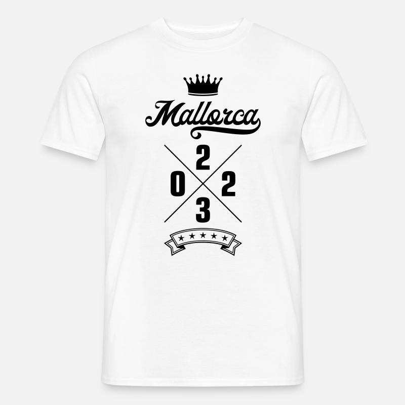 Mallorca 2023 - Männer T-Shirt - Weiß