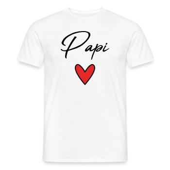 OPA. PAPA. VATERTAG. FROHER VATERTAG - Männer T-Shirt - Weiß - Vorne - AI Model Male 178 dark (178cm)