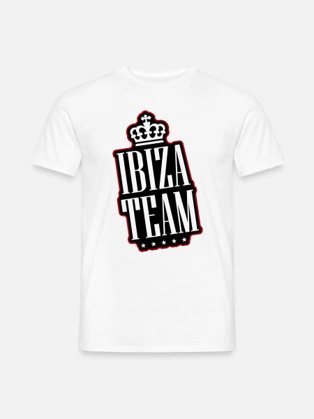 Ibiza Team - Men's T-Shirt - white