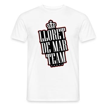 L’équipe Lloret De Mar - T-shirt homme - blanc - Devant - AI Model Male 178 dark (178cm)