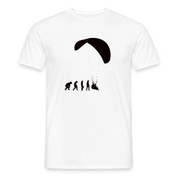 Paragliding Paragliding Sport Skydiving - Men's T-Shirt - white - Front - AI Model Male 178 dark (178cm)