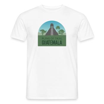 Tikal - Guatemala - Men's T-Shirt - white - Front - AI Model Male 178 dark (178cm)
