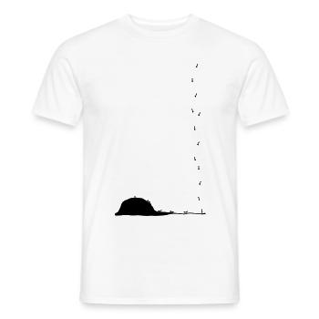 ants - Men's T-Shirt - white - Front - AI Model Male 178 dark (178cm)