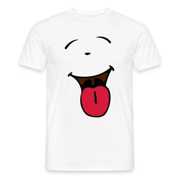 Clown - Männer T-Shirt - Weiß - Vorne - AI Model Male 178 dark (178cm)