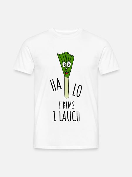 Halo I Bims 1 Lauch - Männer T-Shirt - Weiß