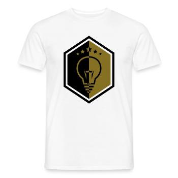 Electrician Electricity Elektriker Electricien Job - Men's T-Shirt - white - Front - AI Model Male 178 dark (178cm)