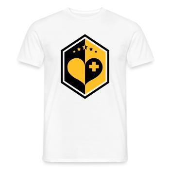 Arzt / Medizin / Kardiologie / Kardiologe - Männer T-Shirt - Weiß - Vorne - AI Model Male 178 dark (178cm)