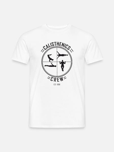 Calisthenics Crew Street Workout - Männer T-Shirt - Weiß
