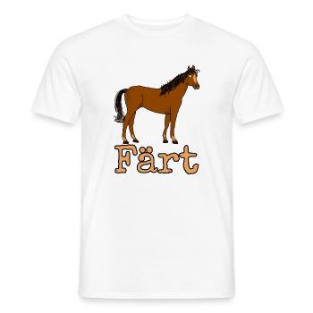 Färt - Männer T-Shirt - Weiß - Vorne - AI Model Male 178 dark (178cm)