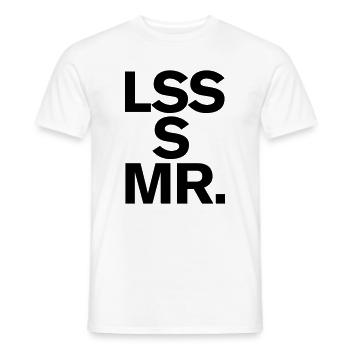 Architektur Design Kunst Minimalismus Less is more - Männer T-Shirt - Weiß - Vorne - AI Model Male 178 dark (178cm)